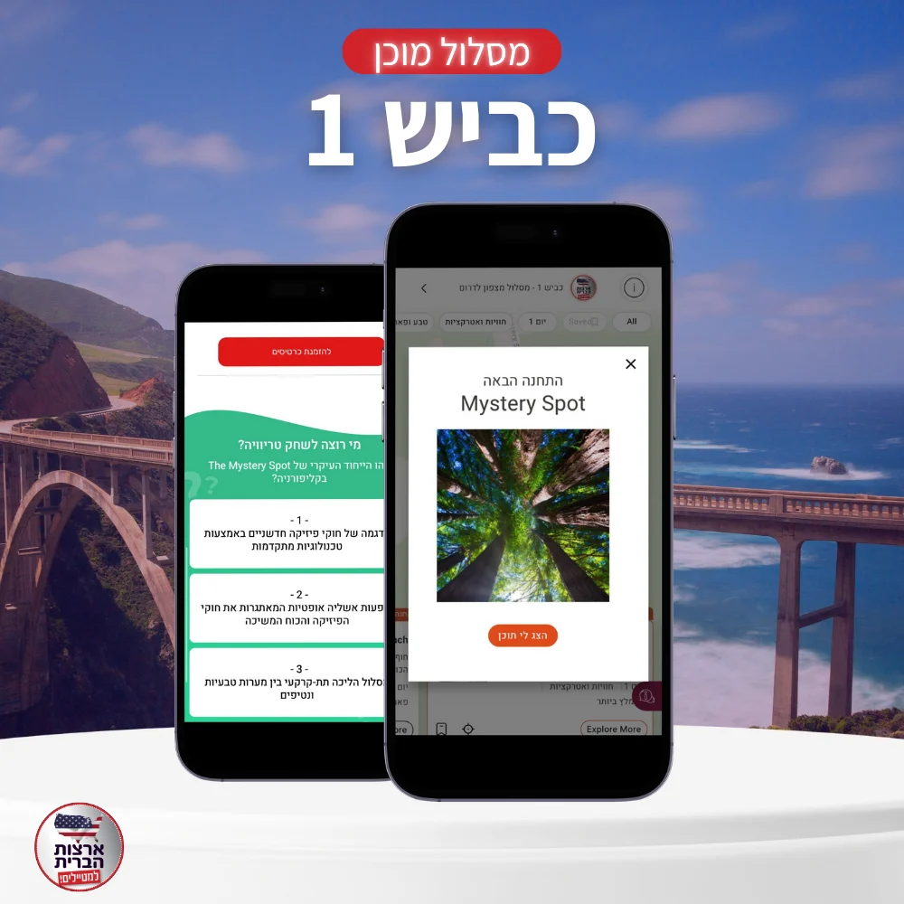 מסלול מוכן כביש 1 - שוהם - עמוד מוצר (2) מסלול מוכן לטיול בכביש 1 (3-5 ימים)